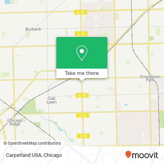 Carpetland USA map