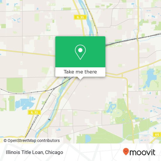 Mapa de Illinois Title Loan