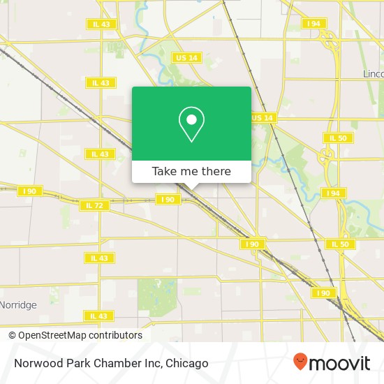 Mapa de Norwood Park Chamber Inc