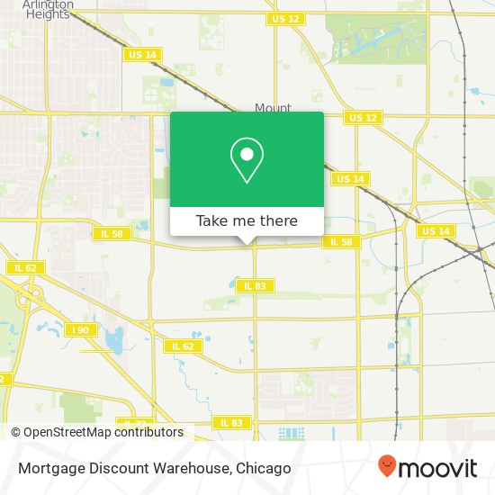 Mapa de Mortgage Discount Warehouse