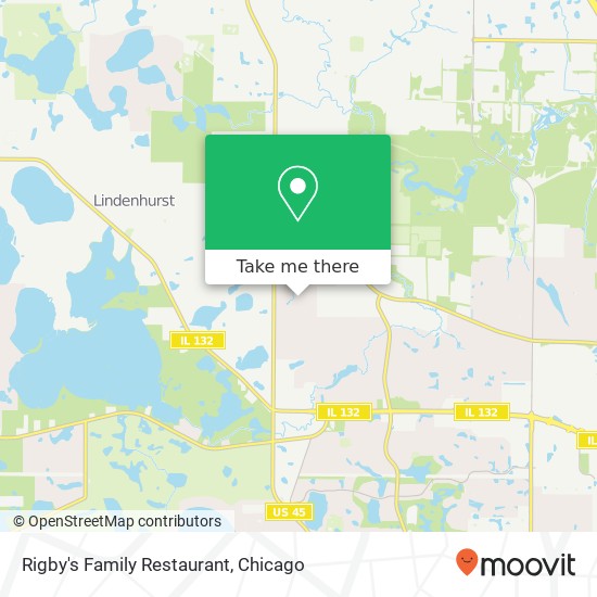 Mapa de Rigby's Family Restaurant