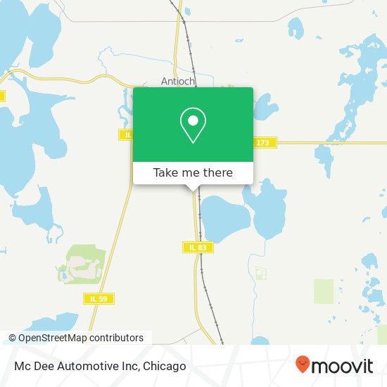 Mc Dee Automotive Inc map
