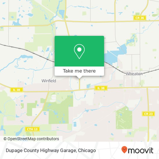 Mapa de Dupage County Highway Garage