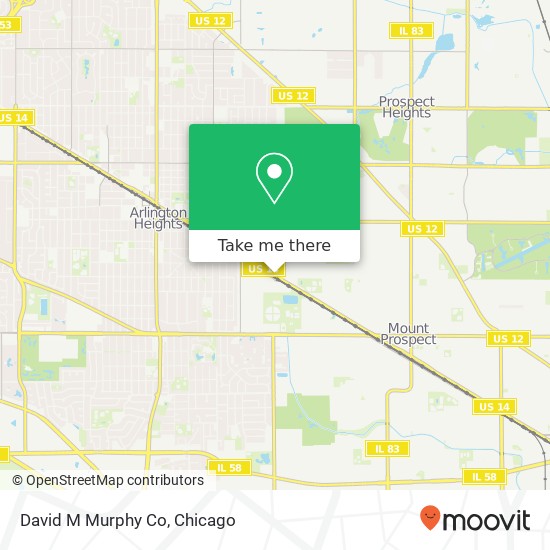 David M Murphy Co map