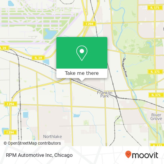 RPM Automotive Inc map