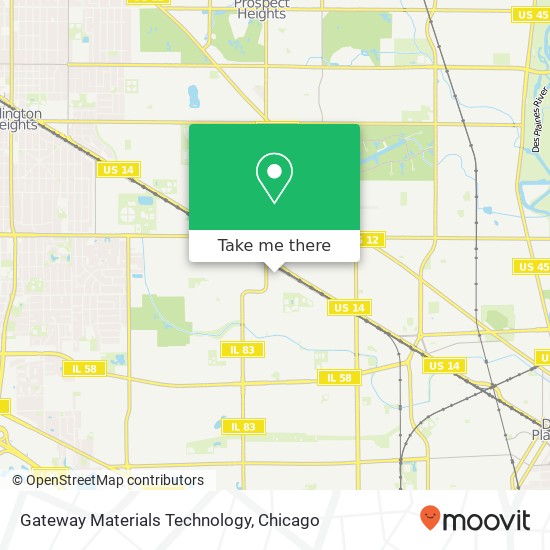 Mapa de Gateway Materials Technology