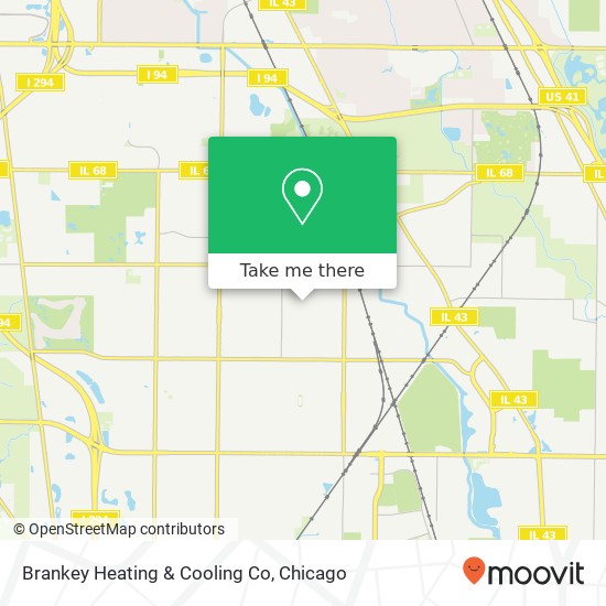 Brankey Heating & Cooling Co map