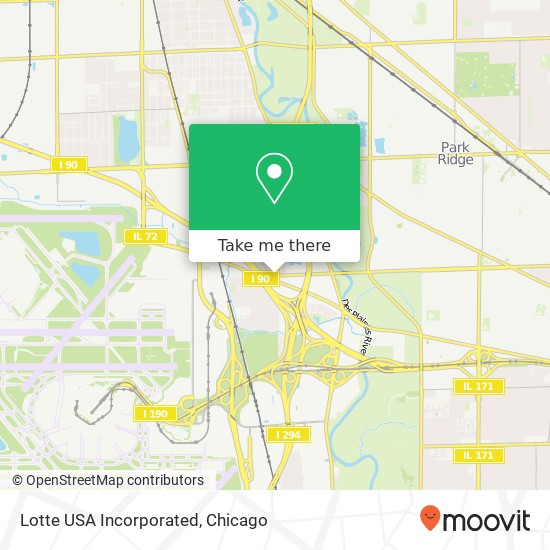 Mapa de Lotte USA Incorporated