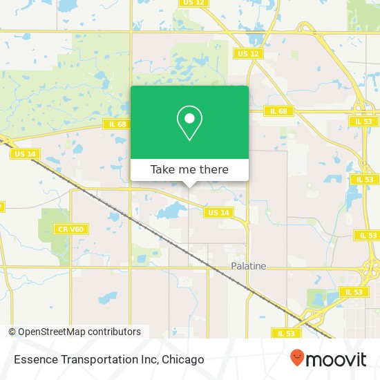 Essence Transportation Inc map