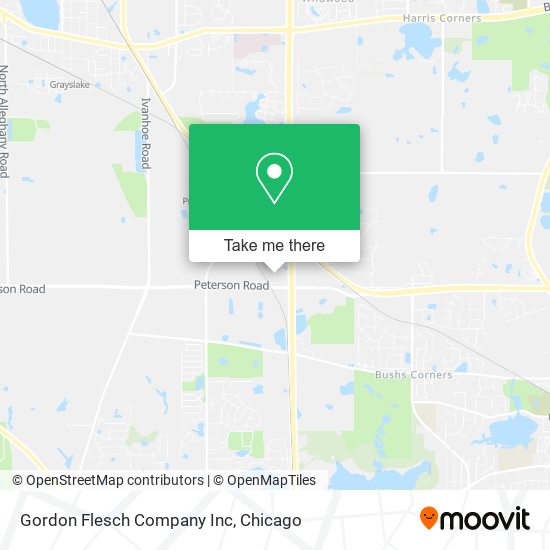 Gordon Flesch Company Inc map