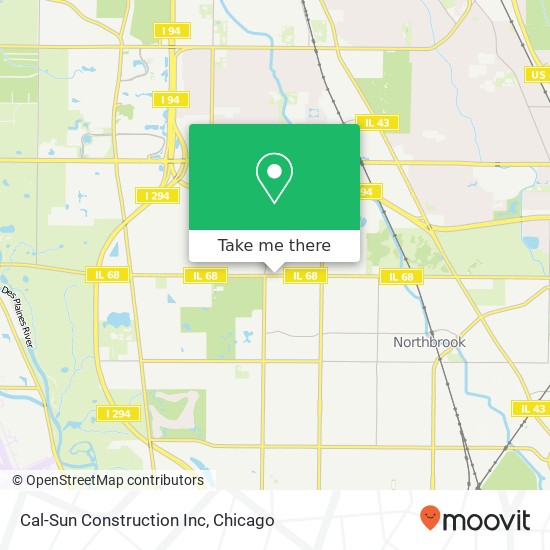 Cal-Sun Construction Inc map