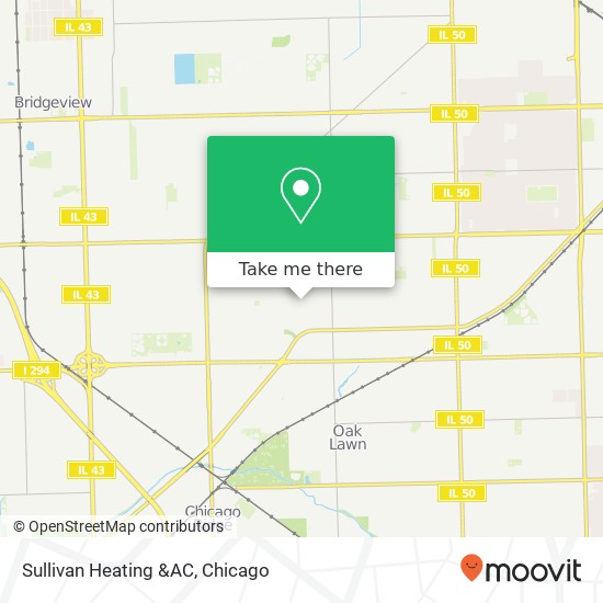Mapa de Sullivan Heating &AC