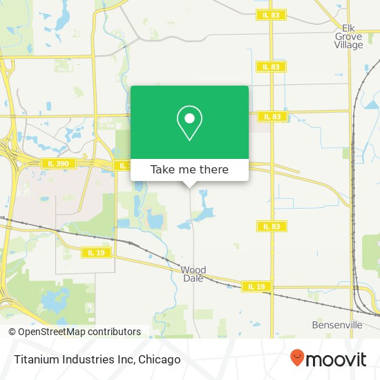 Titanium Industries Inc map