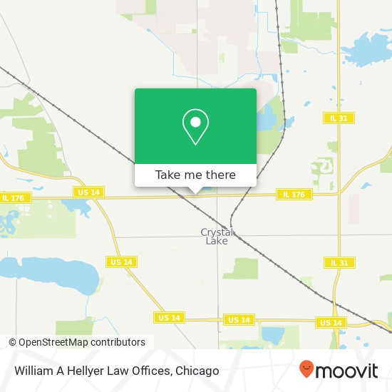 William A Hellyer Law Offices map