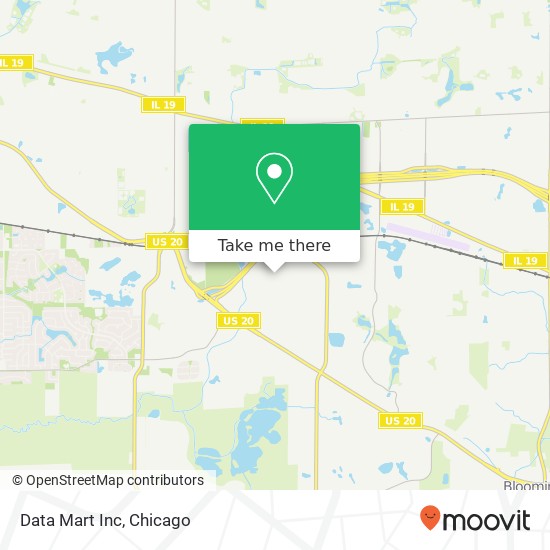 Data Mart Inc map