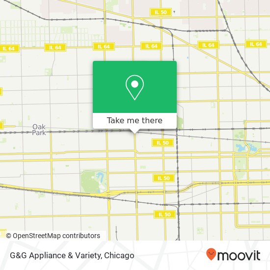 Mapa de G&G Appliance & Variety