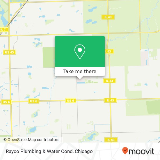 Rayco Plumbing & Water Cond map