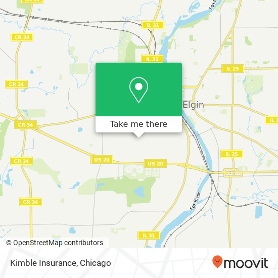 Mapa de Kimble Insurance