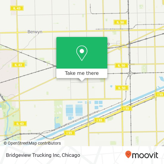 Mapa de Bridgeview Trucking Inc