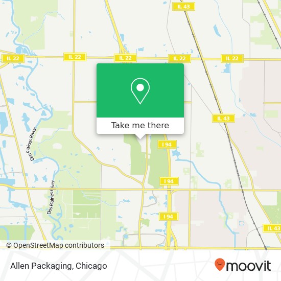 Allen Packaging map