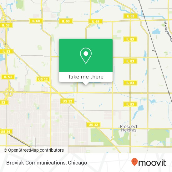 Broviak Communications map