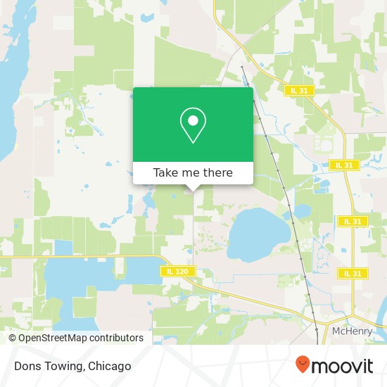 Dons Towing map