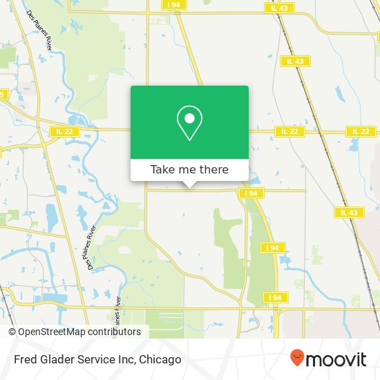 Mapa de Fred Glader Service Inc