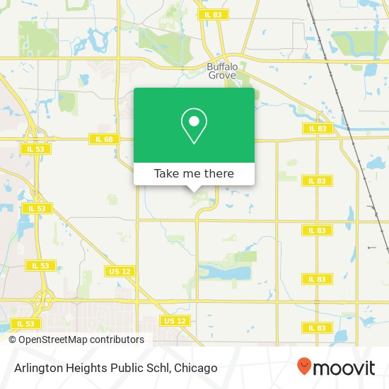 Arlington Heights Public Schl map