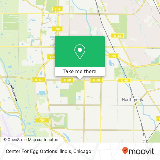 Mapa de Center For Egg Optionsillinois