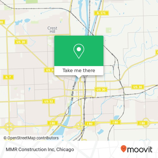 MMR Construction Inc map