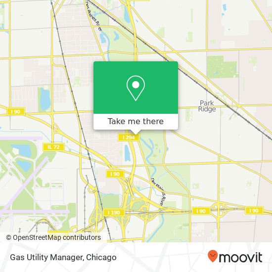 Gas Utility Manager map