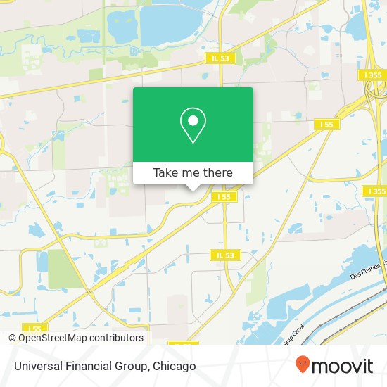 Mapa de Universal Financial Group