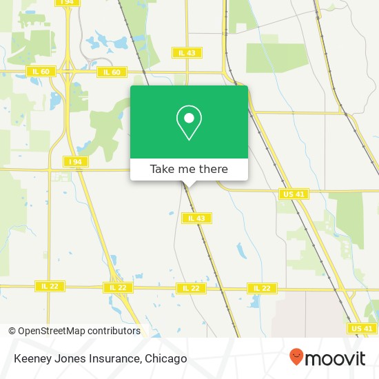 Keeney Jones Insurance map