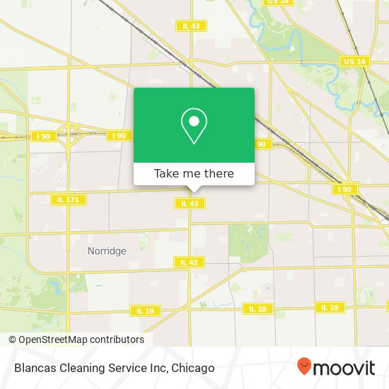 Blancas Cleaning Service Inc map