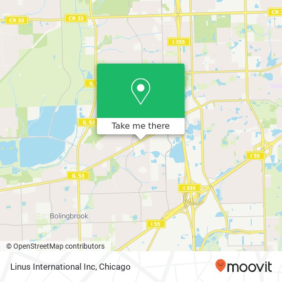 Mapa de Linus International Inc