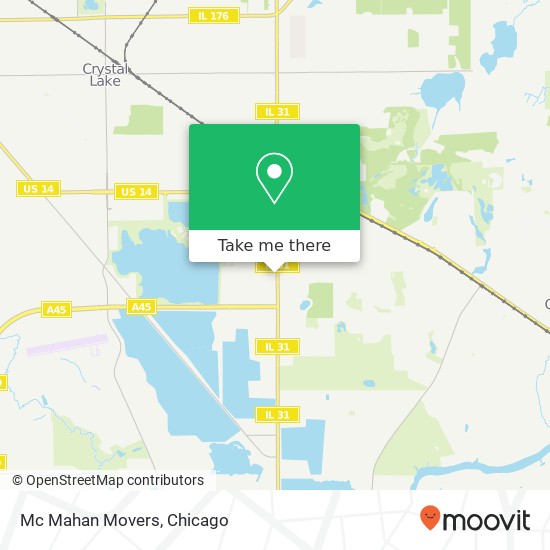 Mc Mahan Movers map