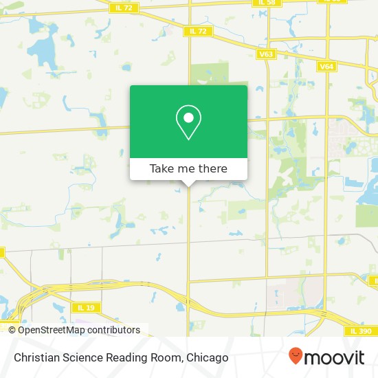 Christian Science Reading Room map