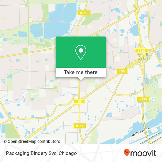 Packaging Bindery Svc map