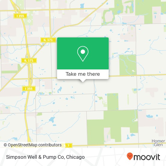 Mapa de Simpson Well & Pump Co