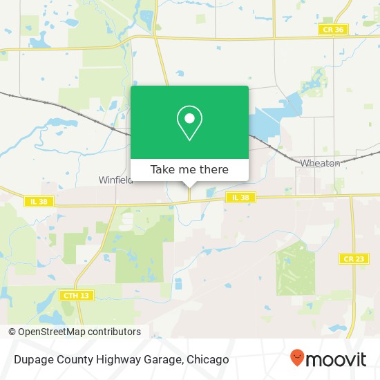 Mapa de Dupage County Highway Garage