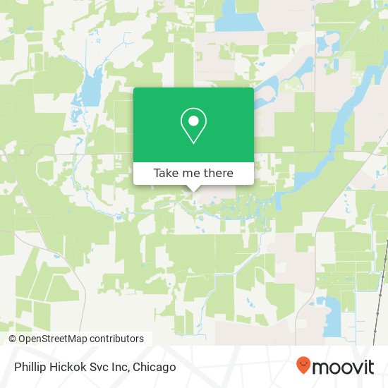 Phillip Hickok Svc Inc map