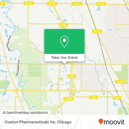 Ovation Pharmaceuticals Inc map