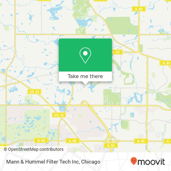 Mapa de Mann & Hummel Filter Tech Inc