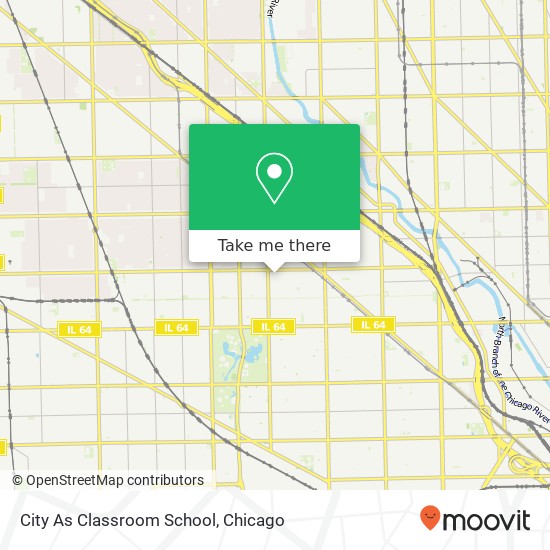 Mapa de City As Classroom School