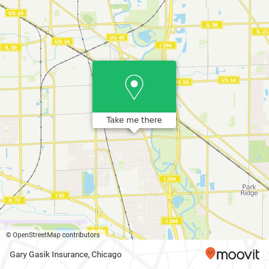 Gary Gasik Insurance map
