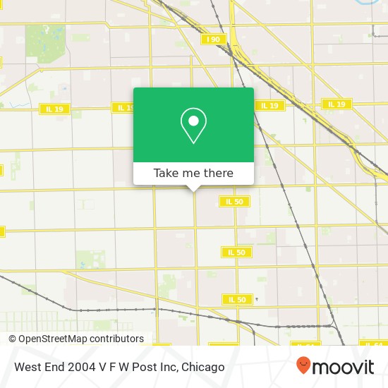 Mapa de West End 2004 V F W Post Inc