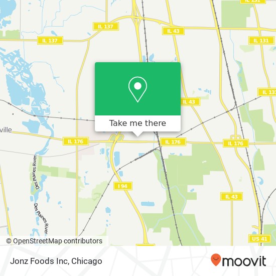 Jonz Foods Inc map