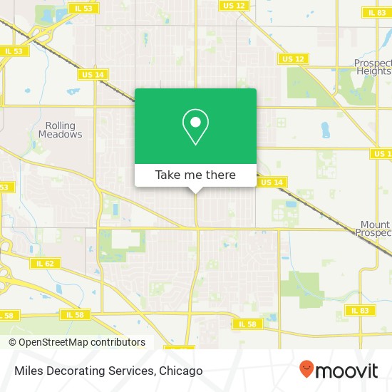 Mapa de Miles Decorating Services