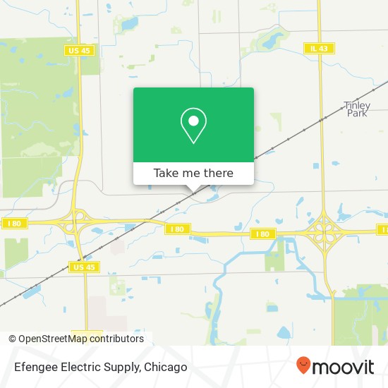 Efengee Electric Supply map