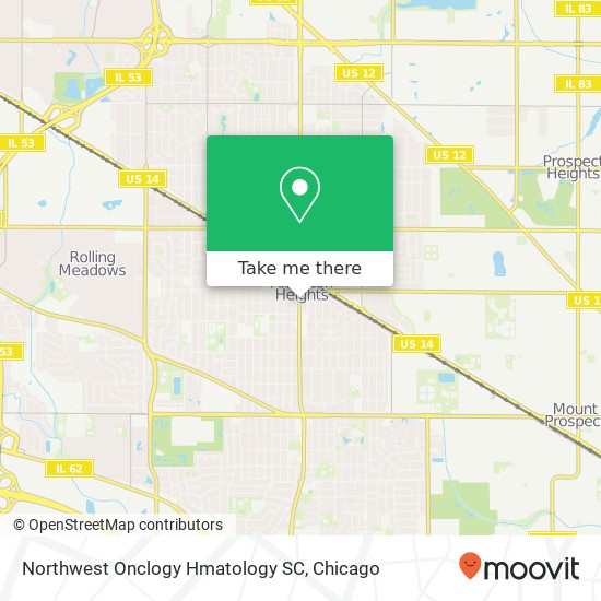 Northwest Onclogy Hmatology SC map